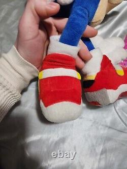 Sonic The Hedgehog 2001 SOAP SHOES SONIC Plush TAGGED Sonic Adventure SUPER RARE