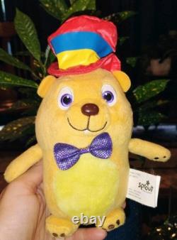 Sprout Tv Station Universal Kids Plush Hatty Hamster 8 RARE Fiesta Toys Z