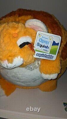 Squishable Golden Tiger Plush Large 15 in Orange Brown Cream Rare Retired 2014