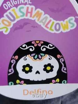 Squishmallow 12 Delfina Sugar Skull Dia De Los Muertos Day of the Dead Plush