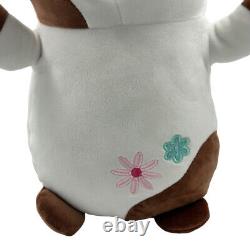 Squishmallow Hug Mees Drella Cow Plush Floral Tummy Stuffed Animal 14