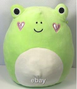 Squishmallow Valentines Philippe the Frog Heart Cheeks 8 Inches Stuffed Plush