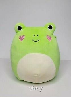 Squishmallows Kelly Toy Philippe Frog Valentine's Squad Pink Hearts 8 Plush
