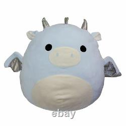 Squishmallows Kenny the Blue Dragon 16 Plush Stuffed Animal Horns Wings