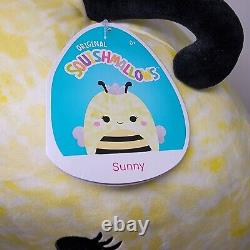 Squishmallows Sunny Queen Bee Jumbo 20 Plush Stuffed Animal Yellow Kellytoy NWT
