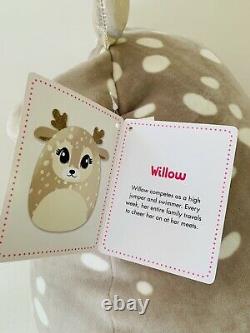 Squishmallows for Justice Willow Brown Deer Super Soft Plush Pillow 18 Kawaii