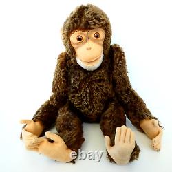 Steiff Large Jocko Chimpanzee Monkey 24 inch No Tags Plush Stuffed Animal VTG