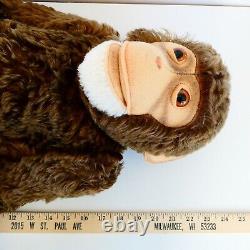 Steiff Large Jocko Chimpanzee Monkey 24 inch No Tags Plush Stuffed Animal VTG