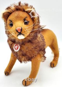 Steiff Lion Leo Stuffed Animal Plush with Certificate #743 out of 1,500 NEW