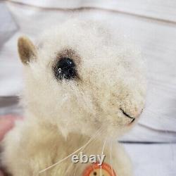 Steiff Minky Wiesel Weasel Mohair Plush Stuffed Animal Toy 2230/22 Rare 12 Inch