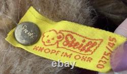 Steiff Molly Leo Lion Plush Stuffed Animal Toy Ear Button Hang Tags 30 in. 1980s