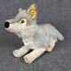 Steiff Snorry Gray Wolf Plush Stuffed Animal 069246