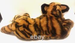 Steiff Tierleben Tiger 25 stuffed animal plush Germany Brown Striped