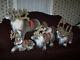 Sterling Inc 6 Reindeer Plush Stuffed Lifelike Poseable Christmas Large 30 +17