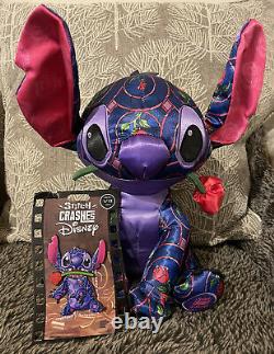 Stitch Crashes Disney Beauty and the Beast Limited Release Plush And Pin NWT