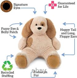 Stuffed Dog Large Stuffed Animals, 4 Foot, Cuddle, 48, 4 FT