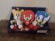 Tomy Sonic The Hedgehog Plush Classic Sonic Tails Knuckles Set With Display Box