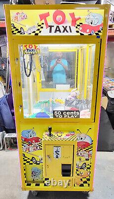 TOY TAXI Claw Crane Plush Stuffed Animal Prize Redemption Arcade Machine #1