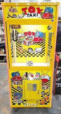 TOY TAXI Claw Crane Plush Stuffed Animal Prize Redemption Arcade Machine (T4)