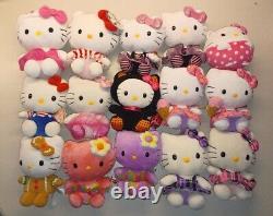 TY Beanie Babies Hello Kitty Plush Stuffed Animals Sanrio Lot of 15