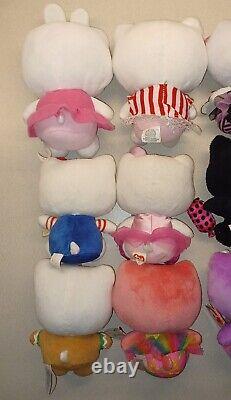 TY Beanie Babies Hello Kitty Plush Stuffed Animals Sanrio Lot of 15