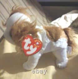 TY Beanie Baby 2000-2001 Regal dog Beanie Baby Stuffed Animal Plush