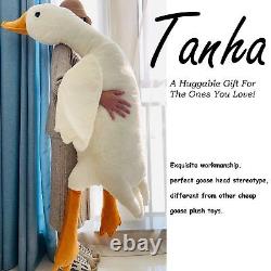 Tanha Giant Goose Plush, 6 Foot Goose Stuffed Animal, Cute Stuffed Goose, Sof