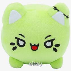 Tasty Peach Studios 7 Inch Zombie Meowchi Plush Green Stuffed Animal Cat Aurora