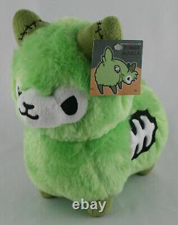 Tasty Peach Studios Green Zombie Alpaca Plush Stuffed Animal Rare with Tag