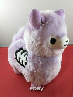 Tasty Peach Studios Zombie Alpaca Plush Toy Purple Lavender Stuffed Animal 60