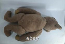 Teddy Bear 25 Vintage Jointed Brown Plush Stuffed Animal Hump