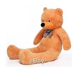 Teddy Bear Giant 55 Big Stuffed Animal Brown Plush Soft Toy 140CM Huge Cuddly
