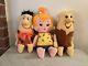 The Flintstones Fred Flintstone Pebbles Barney Rubble Stuffed Animal Plush Lot