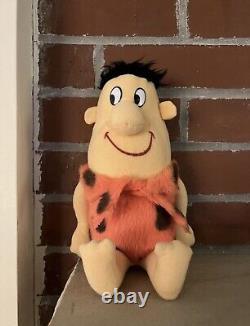 The Flintstones Fred Flintstone Pebbles Barney Rubble Stuffed Animal Plush Lot