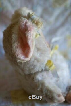 The Rushton Company Vintage Rubber Face Bunny Rabbit Plush Stuffed Rare 1950's