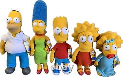 The Simpsons HOMER BART MARGE MAGGIE LISA 30 Talking Plush Commonwealth 2013