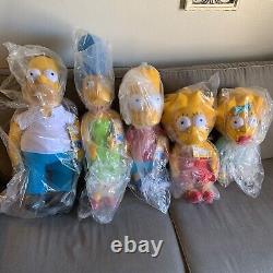 The Simpsons HOMER BART MARGE MAGGIE LISA 30 Talking Plush Commonwealth 2013