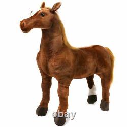 Thorsten the Thoroughbred Horse 3 Foot Stuffed Animal Plush Pony