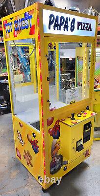Toy Chest Claw Crane Plush Stuffed Animal Prize Redemption Arcade Machine -Pizza