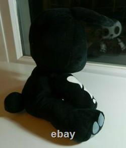 Toynami Skelanimals Jack The Rabbit Plush Black with Tag Good condition