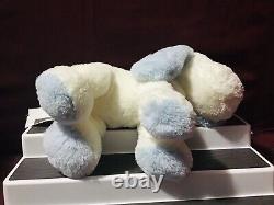 Toys R Us Animal Alley 11 Blue White Puppy Dog Soft Plush NWT HTF