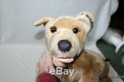 Toys R Us Plush Dog German Shepherd 30 Huge 2000 Puppy Black Brown Toy Large