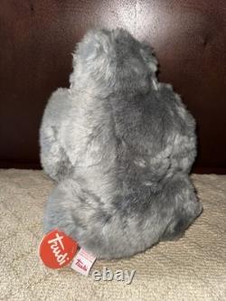 Trudi Gray Gorilla Stuffed Animal Plush NWT New