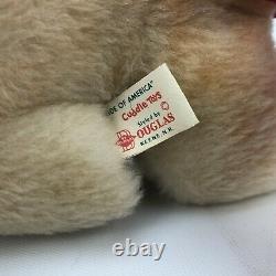 True Vintage Douglas Cuddle Toys Keene N. H. Plush Stuffed Animal Toy RARE Tan