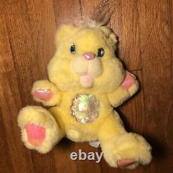 Twinkle Bears Plush Yellow 10 Fantasy Ltd 1995 Stuffed Animal Toy