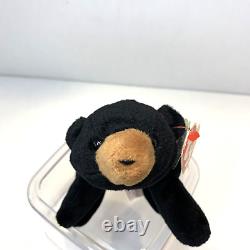 Ty Beanie Baby Blackie The Bear Plush Toy w 18 Errors, Stuffed Animal, Retired