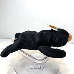 Ty Beanie Baby Blackie The Bear Plush Toy w 18 Errors, Stuffed Animal, Retired