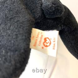Ty Beanie Baby Blackie The Bear Plush Toy w 18 Errors, Stuffed Animal, Retired