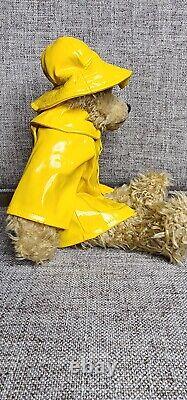 Ty Beanie Baby Gordon Plush Bear 1993 Pvc Yellow Raincoat Attic Treasures