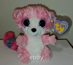 Ty Beanie Boos BUBBLEGUM the Lemur UK Exclusive 6 MWMT Plush Stuffed Animal Toy